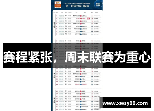 赛程紧张，周末联赛为重心